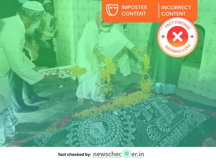 False claim made on Mamata Banerjee's Nandigram dargah visit