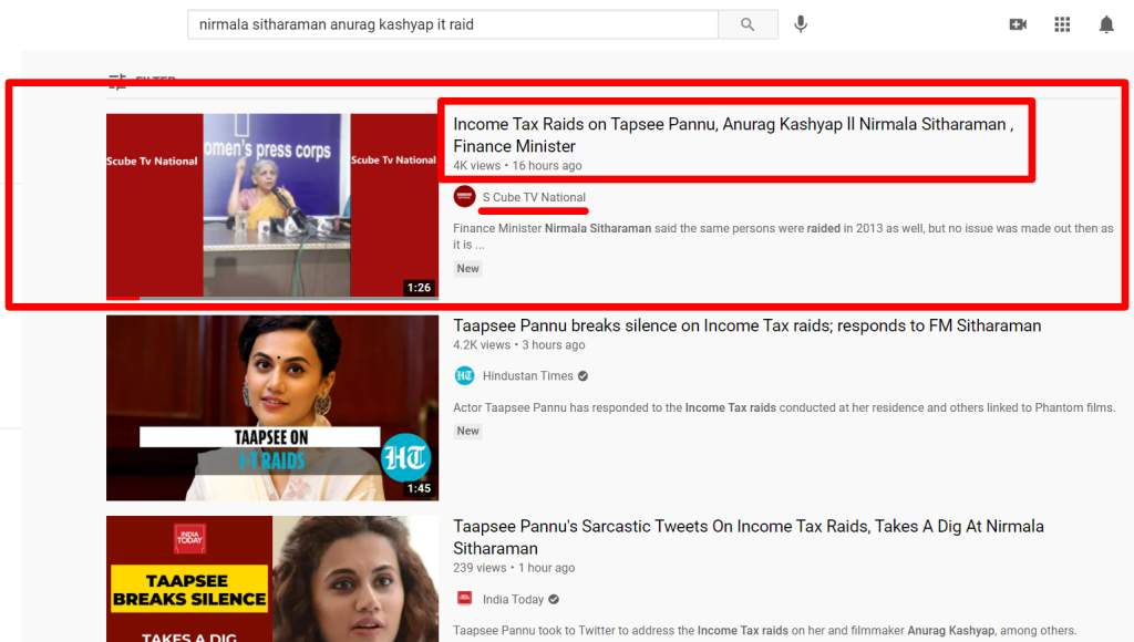 Finance Minister Nirmala Sitharaman Bollywood Actress Taapsee Pannu