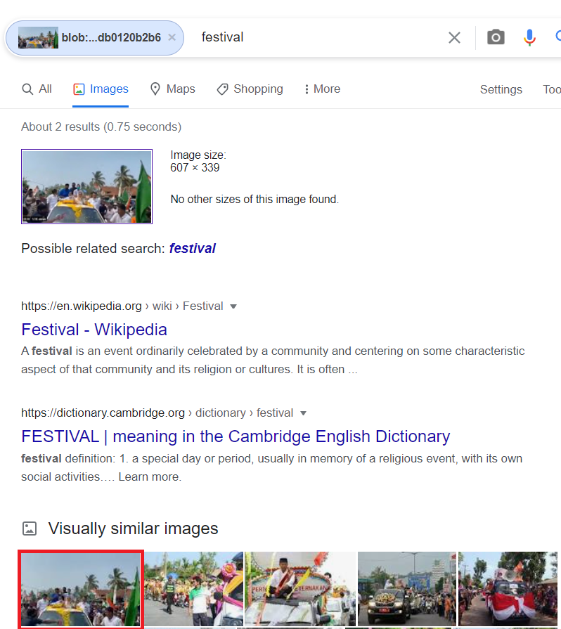 پاکستانی پرچم کے حوالے سے گوگل اسکرین پر ملی جانکاری کا اسکرین شارٹ