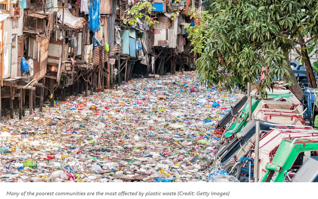 Manila garbage ridden river image shared with sabarmati