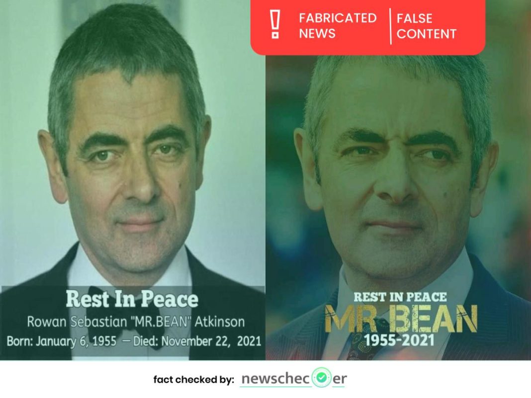 Mr. Bean is not dead, false claim goes viral again