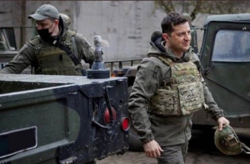 Old Images Of Ukrainian President In Military Uniform Go Viral Amid Russian Attack