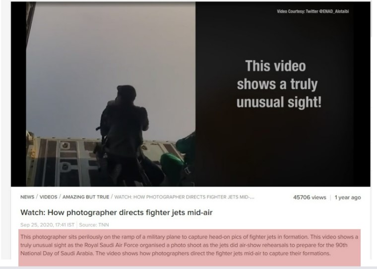 Viral video claiming to show air show at Republic Day celebrations is misleading. 