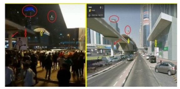 Video doesn't show protests in Dubai in support of Imran Khan.