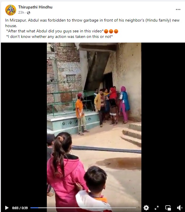Muslim man attacking Hindu women