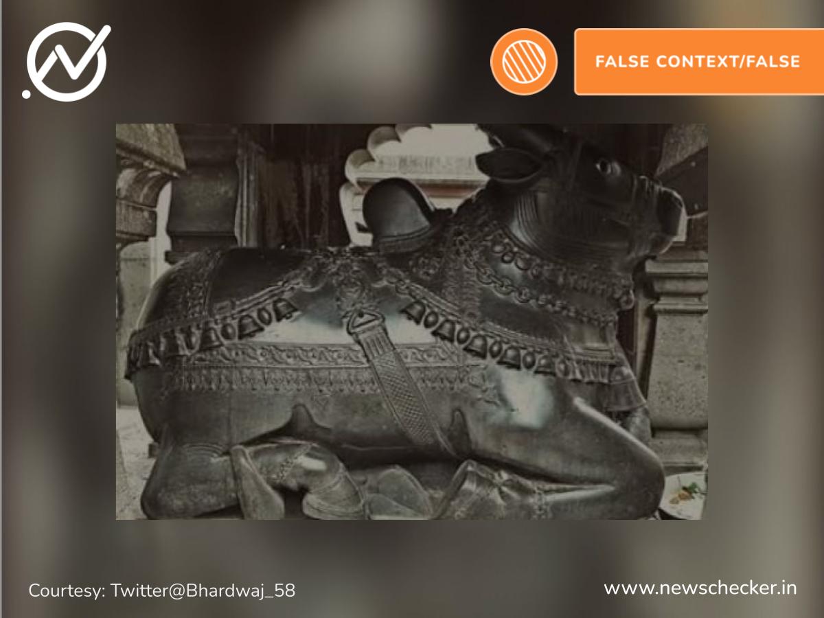 Viral Image Of Nandi Statue Is From Maharashtra, Not Varanasi's Kashi  Vishwanath Temple