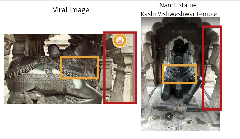 Viral Image Of Nandi Statue Is From Maharashtra, Not Varanasi’s Kashi Vishwanath Temple
