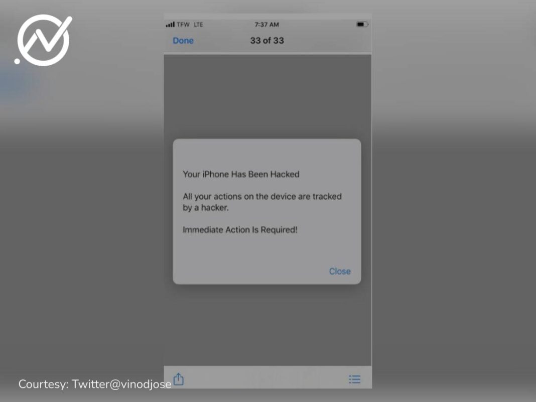 Here's The Truth Behind 'iPhone Hacked' PopUp Notification Newschecker