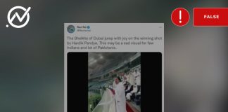 Viral video claiming Arabs in Dubai cricket stadium celebrated India’s thrilling win over Pakistan in the Asia Cup used an old clip of a Kuwait football match.