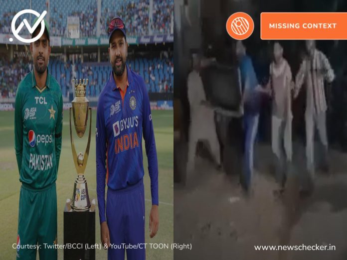 India vs Pakistan fans break tv sets