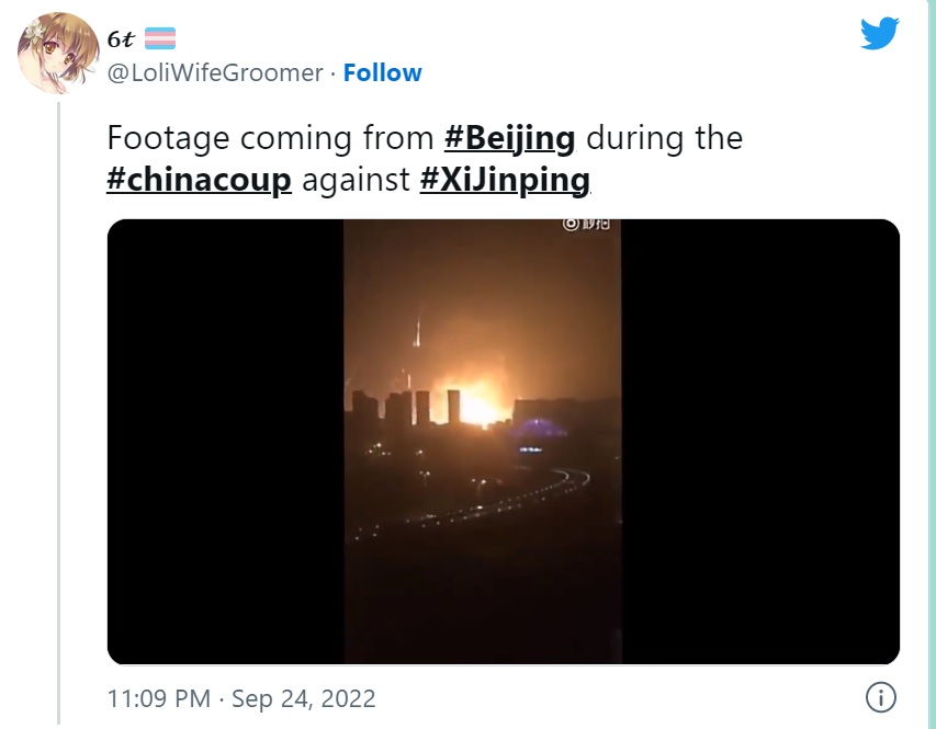 Video from 2015 shared as explosion in Beijing amidst Xi Jinping coup rumour