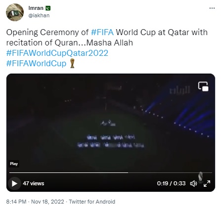 Viral video claimed to be the opening ceremony of the 2022 FIFA World Cup in Qatar is actually of a stadium’s inauguration the previous year.
