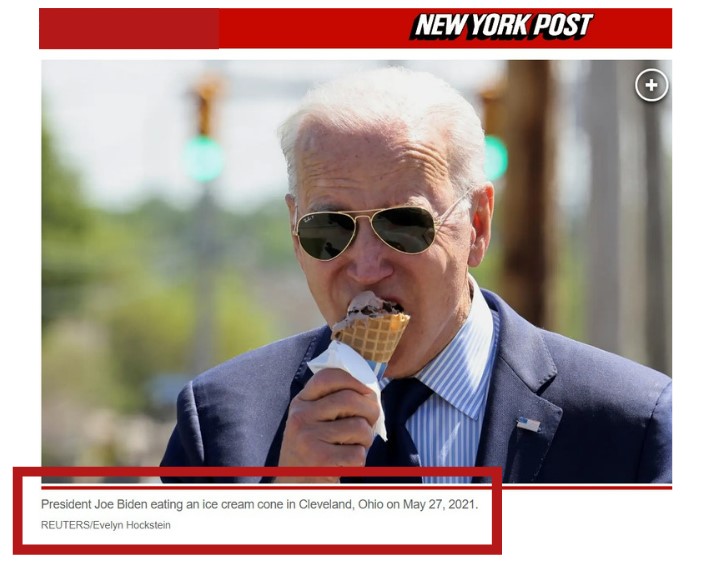 Fact Check: Joe Biden Having Ice Cream In Kyiv? 