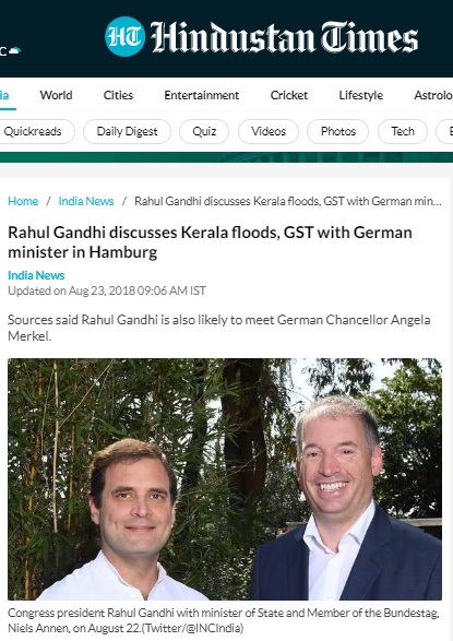 Man in the 2018 photo with Rahul Gandhi is German politician Niels Annen and not the chief of Hindenburg Research, Nate Anderson.