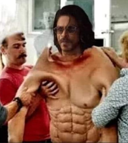 Fact check: Viral Image Of Shah Rukh Khan Using Bodysuit For