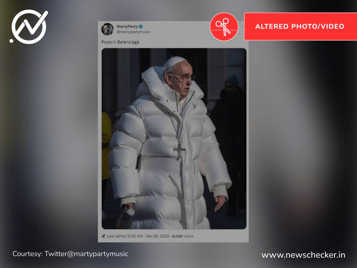 Fact Check: AI-Generated Image Of Pope Francis In ‘Balenciaga Jacket’ Baffles Social Media