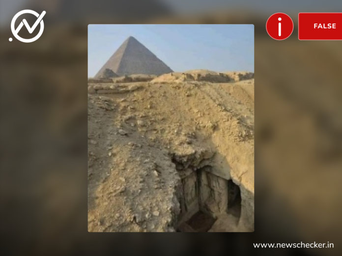 Fact Check: Hindu Temple Found Under Pyramids Of Giza? No, Viral Photo ...