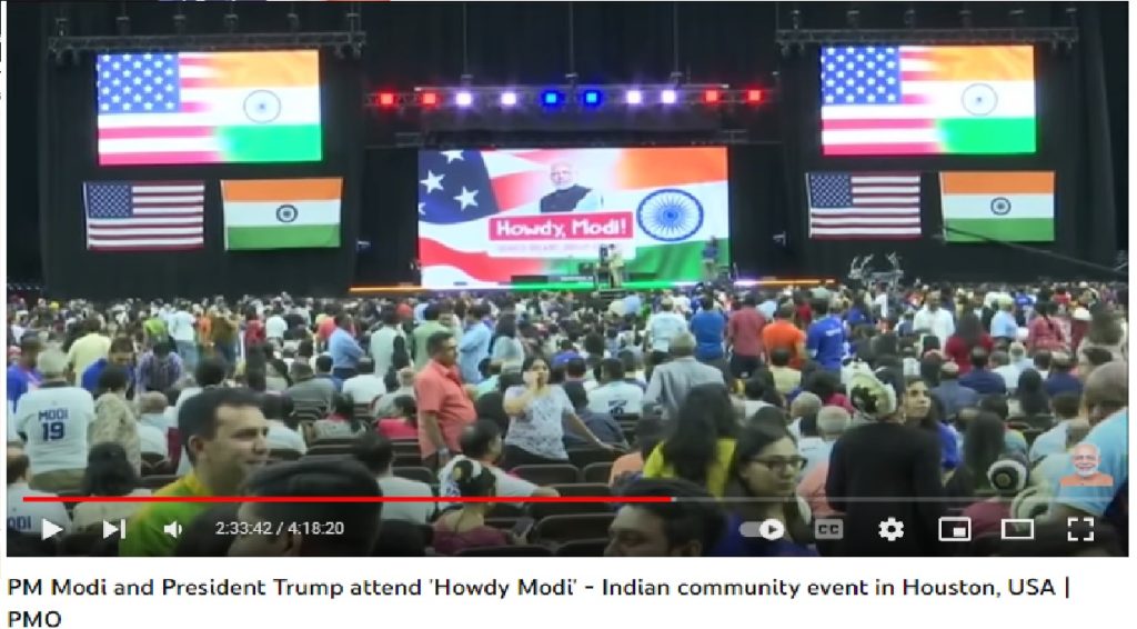 A video of the 2019 ‘Howdy Modi’ event in Houston, Texas has been falsely linked to PM Narendra Modi’s 2023 state visit to the US.