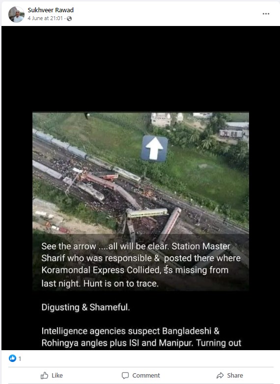 ओडिशा ट्रेन अपघातानंतर स्टेशन मास्तर ‘शरीफ’ फरार? नाही, दुःखद अपघातानंतर खोटा दावा व्हायरल