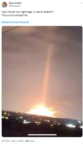 Viral images are of unrelated events from 2018. One image is most likely of a cold-weather phenomenon after a meteor strike in Michigan, while the other is of a SpaceX rocket launch in the same year.