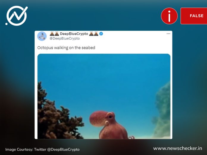 Viral video claimed to show an octopus walking on seabed is actually of an animatronic-spy octopus used by BBC for its underwater series.