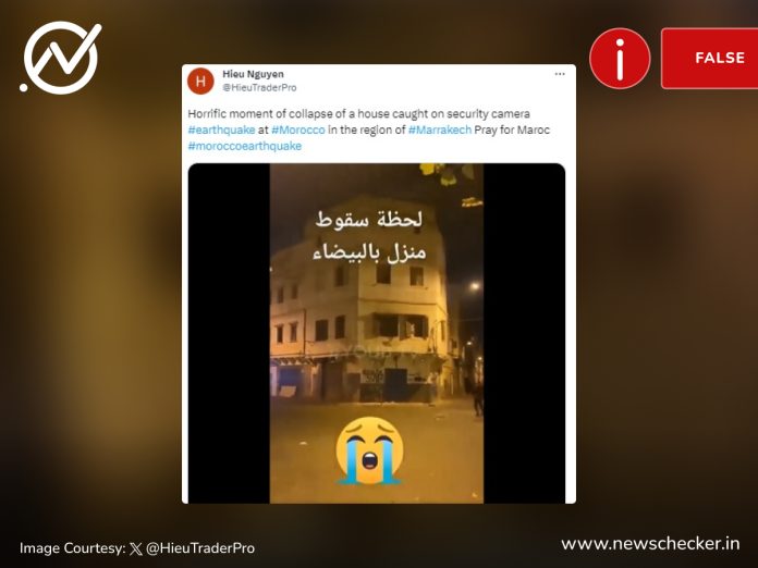 An old video of a dilapidated building collapsing in Casablanca, Morocco, last year, has been falsely linked to the earthquake that happened in September 2023.