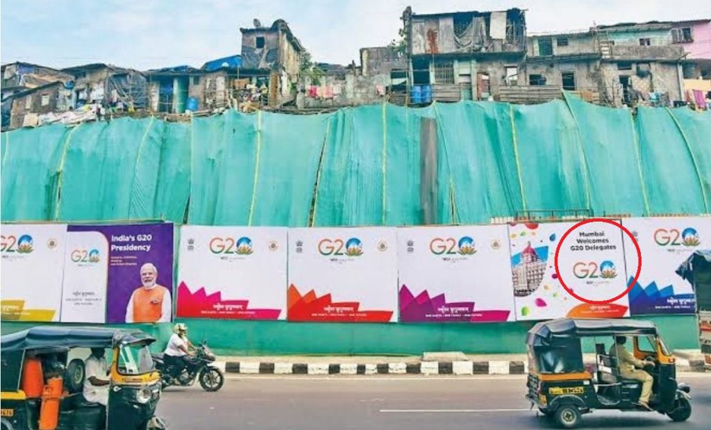 नवी दिल्लीत G20 शिखर परिषदेपूर्वी मुंबईतील जुना फोटो झालाय व्हायरल