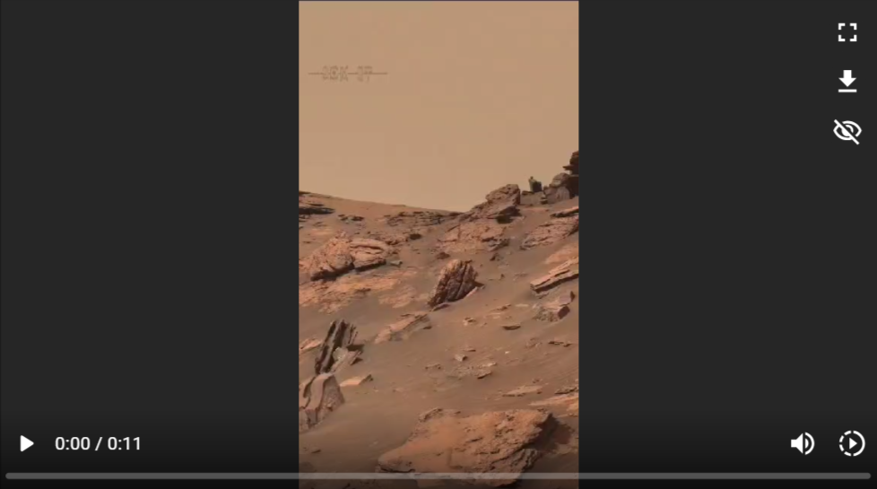 यह चंद्रयान 3 द्वारा भेजा गया वीडियो है.