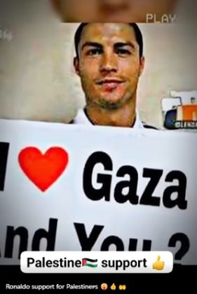 Fact Check: Cristiano Ronaldo Supporting Palestine? Viral Video