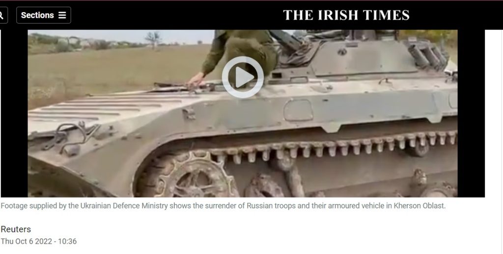 Video in Irish Times website