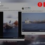 Viral videos claimed to show a British vessel sinking after being struck by a missile fired by Houthi militants found to be old and unrelated.