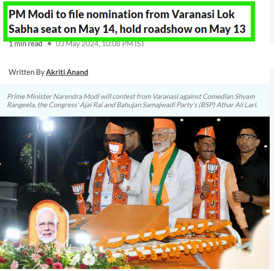 President Murmu Accompanied PM Modi For His Election Nomination? No, 2022 Photo Shared With False Claim