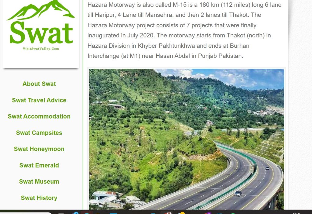 Visit Swat Valley Website