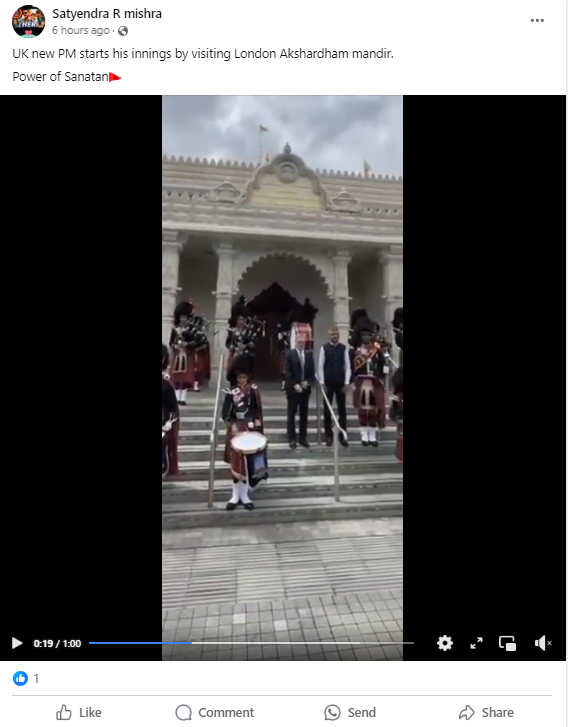 Keir Starmer started his innings as the UK Prime Minister with a temple visit ?
