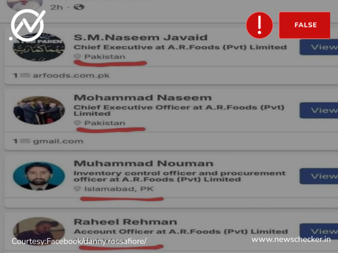 Fact Check: തിരുപ്പതി ക്ഷേത്രത്തിലേക്ക് മായം ചേർത്ത നെയ്യ് നൽകിയ സ്ഥാപനത്തിൽ പാകിസ്ഥാനികൾ ജോലി ചെയ്യുന്നുണ്ടോ?