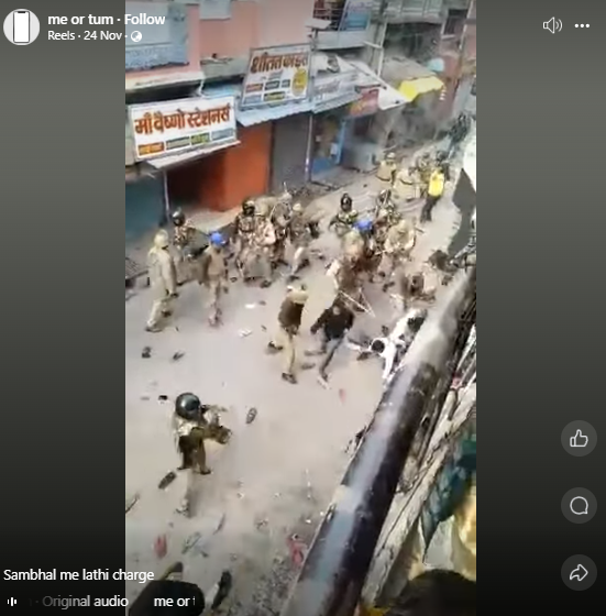 Police Action In Sambhal ?