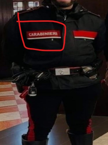 CARABINIERI written in the uniform of the official along with Suresh Gopi