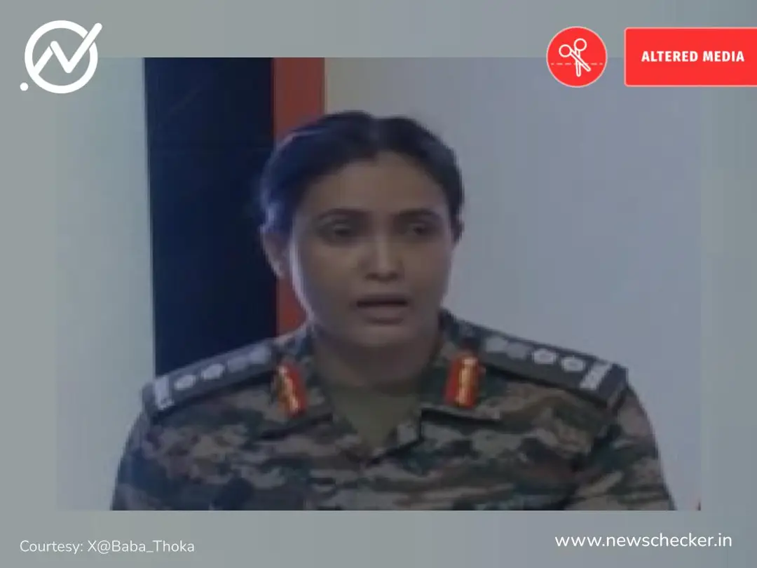 திரிசூல் ராணுவ பயிற்சி பீகார் தேர்தலுக்கு முன் நடத்தப்படும் நாடகம் என்றாரா கர்னல் சோபியா குரேஷி?